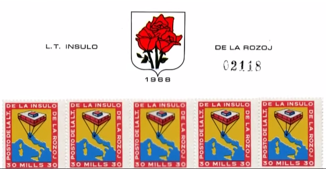 francobolli isola delle rose