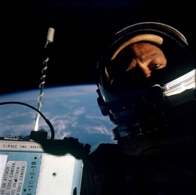 Il selfie di Buzz Aldrin (1969) 